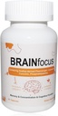 Vitamin E Brain Supplements for hukommelse og fokus,Brain Support med Curcumin, Plasmalogen & Liposomal for forbedret kognitiv funksjon og konsentrasjon,60 Serverer