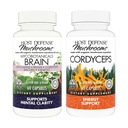 Host Defense Bundle med MycoBotanicals Brain* Kapsler, 60 greve & Cordyceps Kapsler, 60 greve - Støtte Minne & Fokus - Støtte Immun helse og energi