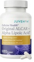 Juvenon Cellular Health, Hjernetilskudd med acetyl L-karnitin og biotin - støtter NAD + funksjon, energiproduksjon, Mood, revitalisert metabolisme, mental fokus og klarhet (60 tabletter)