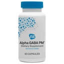 NeuroScience GABA PM Calm Sleep Aid for voksne - 400mg L Theanine Supplement med 5 HTP for Brain Support & Magnesium for søvn - Soothe a Overactive Mind & Racing Tanker (60 Kapsler)