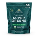 Gamle Ernæring Super Greens pulver, organisk Superfood pulver med probiotika laget med Spirulina, Klorella, Matcha og Digestive Enzymes, 50 serveringer, 14,1 oz