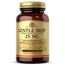 Solgar Gentle Iron 25mg, 90 Grønnsaker Capsules - Energi, normal rød blodcelle produksjon - Gentle on the Mage - Ikke-GMO, Vegan, Glutenfri, Dairy Free, Kosher - 90 Serveringer