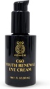 C60 Power Youth Renewal Eye Cream - Øyekrem for Wrinkles & Puffiness, Anti Aging hudpleie for kvinner og menn, med 99.99% ren sublimert C60, Kobber Peptider, & høy kvalitet ingredienser - 1 fl oz