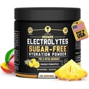 HRDWRK Elektrolyserer pulver med magnesium, kalium - sukkerfri elektrolyter øker utholdenhet og reduserer tretthet med dette elektrolyter Supplement - maksimal hydrasjon - ketovennlig
