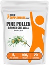 BulkSupplements.com Pine Pollen pulver - Broken Cell Wall, Pine Pollen Supplement, Herbal Supplement - Glutenfri, 5g per servering, 100g (3,5 oz) (Pack of 1)