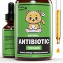 Winnie & Lottie naturlige antibiotika for katter | Cat Antibiotika | Katt Antibiotika | Kjæledyr Antibiotika | Katt Immun støtte | Antibiotika for katter | Katt Multivitamin | Katt UTI Antibiotika | 1 fl oz