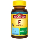 Naturlaget vitamin E 267 mg (400 IU) d-Alfa, kosttilskudd for antioksidant støtte, 100 Softgels, 100 dagers forsyning