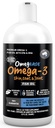 Omegease Fish Oil for hunder og katter - Fineste for kjæledyr Omega 3 for katter og hunder - Supplement for hud og Coat, kløe, skjære, joints og immun helse - 100% ren Omega Fish Oil med EPA & DHA (32 oz)