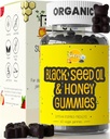 Siraj organisk svart frø olje gummier w / penger & 15% Tymoquinon | Multivitamin for immun støtte, stress relief gummy vitaminer | Turmeric, Apple Cider vinegar, multivitamin gummier