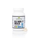 Helse som det kan være vitamin K2 MK7 MAX ekstra styrke 300mcg supplemeny | soya gratis, proven biotilgjengelighet og sikkerhet | 60 kapsler
