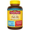 Natur laget ekstra styrke Omega 3 Fish Oil Supplements, 2800mg, Fish Oil Omega 3 Kosttilskudd som Etyl Esters for sunn hjerte, hjerne, øyne, Mood Support, 60 Softgels, 30 dagers forsyning