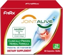 FitRx JointAlive Joint Support Kosttilskudd for kvinner og menn, Glucosamin Chondroitin, Type II kollagen, Relief Joints Discomfort, Cartilage Repair, så raskt som 7 dager, 60 Services