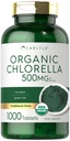 Carlyle Klorella Tabletter Organic 500 mg 1000 greve | vegetarisk, ikke-GMO, og Glutenfri Supplement