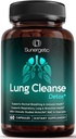 Sunergetic Premium Lung støtte Supplement - Lung Cleanse & Detox Supplement med Mullein Leaf, NAC, Bromelain & Boswellia-Lung Helse Formel for pustende, pustende og Bronchial Health-60 Kapsler