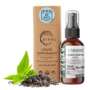 200mg L-theanin & 150mg vitamin C flytende spray for barn og voksne - ekte fersken ekstrakt Flavor - ikke-GMO, Glutenfri, sukkerfri, alkoholfri, alle naturlige - 2 fl Oz 60 dagers forsyning
