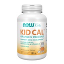 NU Mattilskudd, Kid Cal med kalsiumcitrat, magnesium og vitamin D, Tart Orange, 100 Chewables, emballasje kan variere