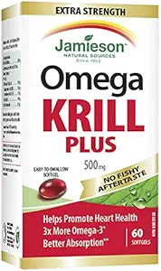 Jamieson ekstra styrke krill Plus, 60 mykgel