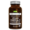Igenus Vegan Omega-3 Naturlig Triglycerid Algae Olje, DHA & EPA Fatty Acid Supplement, 180 små Softgels med Astaxanthin, lett å svelge, ren og bærekraftig, 90 Serveringer