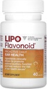 Proactive Daily Ear Health Supplement av Lipo-Flavonoid, fremmer langsiktig og støtter optimal revisjonsfunksjon og kognitiv helse, 40 kapler