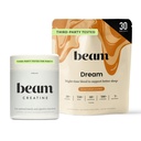 Beam Drømme Sleep Powder & Creatine Bundle, tredjeparts testet naturlig søvnhjelp og gjenoppretting Supplement med mikronisert kreatinmonohydrat, uflavorert ren kreatin pulver for muskelstyrke, energi