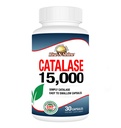 Rise-N-Shine Catalase Supplement 15 000 - Kraftig Antioksidant Enzyme for hår helse - Hårtilskudd for sterk hår støtte - 30 dagers forsyning