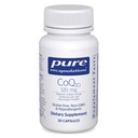 Rene innkapsler CoQ10 120 mg - Coenzym Q10 Supplement for hjertehelse, energi, antioksidanter, hjerne og minne helse - Cellular Helse, Kognisjon og kardiovaskulær støtte* - 30 Kapsler
