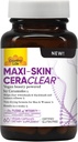 Country Life Maxi-Skin CeraClear, 60 Vegan Capsules – klinisk studert Konjac Root Ceramides for å støtte Clear, Hydrated Skin & Forbedre Hyperpigmentering – Glutenfri, Vegan, Kosher