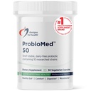 Designs for Helse ProbioMed 50 - Probiotika for digestiv helse - 10 Strains med Lactobacillus acidophilus Probiotic + Lactobacillus rhamnosus - Gut Helse + Immune Support Supplement (30 Caps)