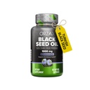ORZAX 1000 mg Black Seed Oil Organic Cold Pressed Capsules med 20 mg Thymoquinon for immun støtte, godt hår, hud og ledd (60 myk gel kapsler)