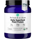 Ora organisk vegansk protein pulver - 23g plantebasert peaprotein + Superfood for kvinner og menn - usweeted & Unflavored - 20 serveringer, ingen erytritol, keto-vennlig, glutenfri, Paleo, soya-fri