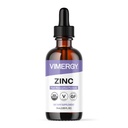 Vimergy organiske sink kosttilskudd for kvinner og menn (7,5 mg flytende sink per servering) Fast-absorberende immun støtte, fremmer sunne bein & hud, USDA sertifisert organisk, vegan, opp til 27 serveringer (55 ml)