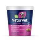 NaturVet Bladder Support Plus Cranberry for hunder, 60 ct Mykt Chews, laget i USA med global kilde ingredienser