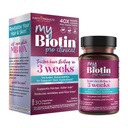 Renhetsprodukter MyBiotin ProClinical – Tykkert hår starter i 3 uker og kjemper Wrinkles - MB40X Patentert Biotin Vitamin B7 Matrix w/Astaxanthin - 40X Mer løselig vs Ordinær Biotin, 30 Veg Kapsler