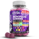 Menopause Supplement for kvinner Gummier med svart cohosh, Wild Yam, DIM, Magnesium, rød Clover Chasteberry for hormon balanse lindring natt sweats Mood Plus Bergamot, Vitamin D3, vitamin B6 B12