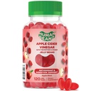 Apple Cider Vinegar Jelly Bean Gummies with The Mother and Ginger, Vegetariske kosttilskudd for menn og kvinner, Digestive helsestøtte, 120 Apple Blast Jelly Beans, Kosher