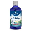 Nordic Naturals Arctic Cod Liver Oil, Jordbær - 8 oz - 1060 mg Total Omega-3s med EPA & DHA - Hjerne- og hjernehelse, sunn immunitet, total velvære - Non-GMO - 48 Services