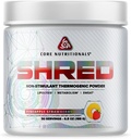 Core Nutritionals Platinum Shred Non-Stimulant, fettforbrenning, termogent pulver med 1G Acetyl-L-karnitin 50 serveringer (Pineple Strawberry)