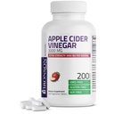 Bronson Apple Cider Vinegar 3000 MG per servering ekstra styrke - ikke-GMO, 200 vegetariske tabletter