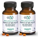 GLX3 Grønn Lipped Mussel Olje Kapsler for felles og muskel støtte | Ekstra styrke ETA, EPA, DHA Omega-3 Grønn Lipped Mussel Supplement for komfort, Fleksibilitet og gjenoppretting av HakaLife GLX3