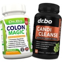 Colon Cleanse Candi Detox Formula - Naturlig Bowell Cleanser piller for intestinal bloating og antiovervekst rengjøring for kvinner og menn - Daglig boule relief Supplement Gut Magebalanse kontroll