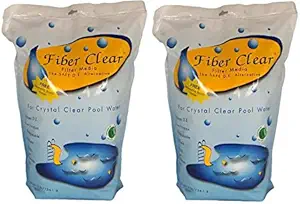 Fiber Clear 9 oz 2 Pack 4009DC Cellulose Filter Media D.E. Alternativ for svømmebasseng