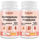Menopause kosttilskudd for kvinner, 120 milliarder CFU Probiotiske, 13-i-1 urter og botaniske kompleks, for hormon Menopause, Hot Flashes, Natt Sweats, Mood Swings, søvnforstyrrelser, Vegansk, 120 Caps