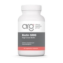 Allergi forskning gruppe Biotin 5000 Supplement - 5000mcg Biotin, Vitaminer for hår, hud og negler, høy dose, vegetariske kapsler, Hypoallergenic, Glutenfri - 60 Antall