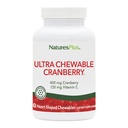 NaturesPlus Ultra Chewable Cranberry - 90 Love Berries Tabletter - Fremmer Urin Tract Helse - Ikke-GMO, Glutenfri - 45 Services