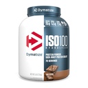 Dymatisere ISO100 Whey Protein pulver isolat, Fudge Brownie, 25 g protein, 5 pund, 5,5 g BCAA, mindre enn 120 kal., Glutenfri, 1g fett, 1g sukker, 2g karbohydrater (70 serveringer)
