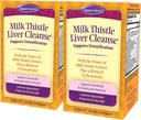 Naturens hemmelige Melk Thistle Liver Cleanse - Støtter sunn leverfunksjon og avgiftsfrigjøring -18 Botanisk blanding Turmeric, Dandelion, Beet, & Artichoke - naturlig kraftig antioksidant (Pack of 2)