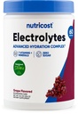 Nutricost Electrolyte Complex Powder (60 Serveringer, Grape) - Hydration Supplement Drikke Blande med vitaminer og mineraler