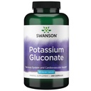 Swanson Kalium (Gluconate) 99 Milligrams 250 Kapsler