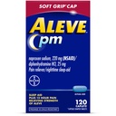 Aleve PM Sleep Aid Plus Smerte Reliever Caplets, Naproxen Natrium & Diphenhydramine HCl, Natttid, 120 Telling