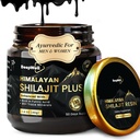 ren Himalayan Organic Shilajit Resin Ekstrakt for menn og kvinner- 100% naturlig Ashwagandha Black Pepper Shilajit Resin for menn Gull Ayurvedic,Fulvic Acid 85 + Trace Minerals, 50 serveringer, 40 Grams